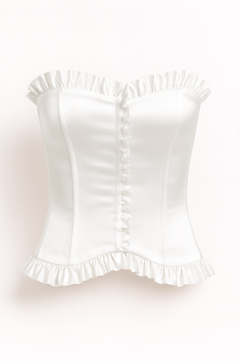 Κορσέ Λευκό κλειστό